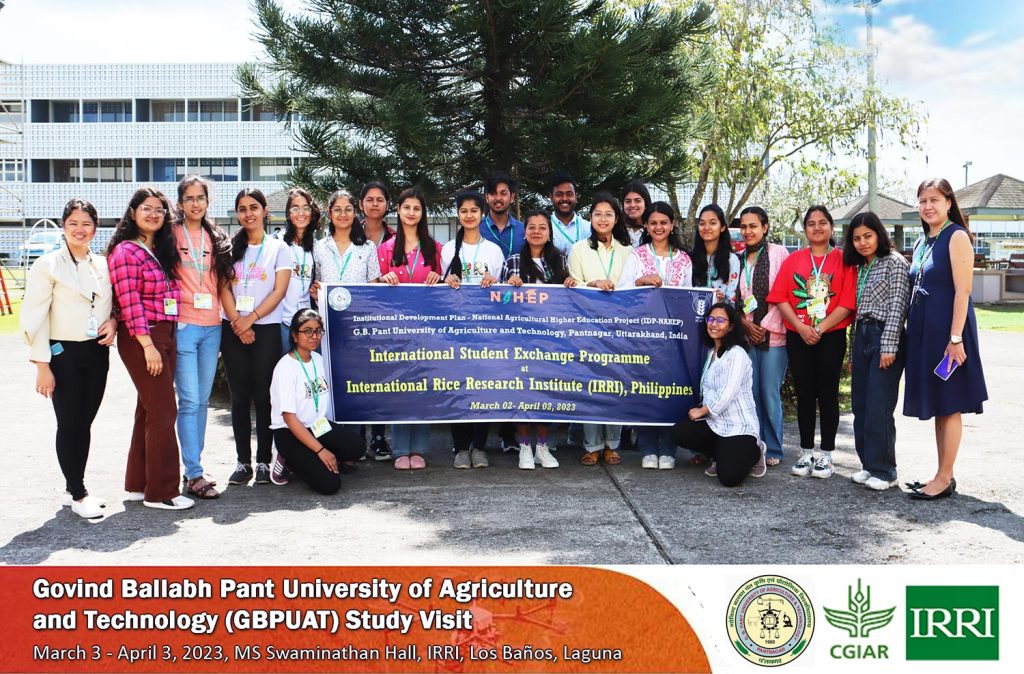 IRRI Education Welcomes New Batch Of GBPUAT Students For A Study Visit ...