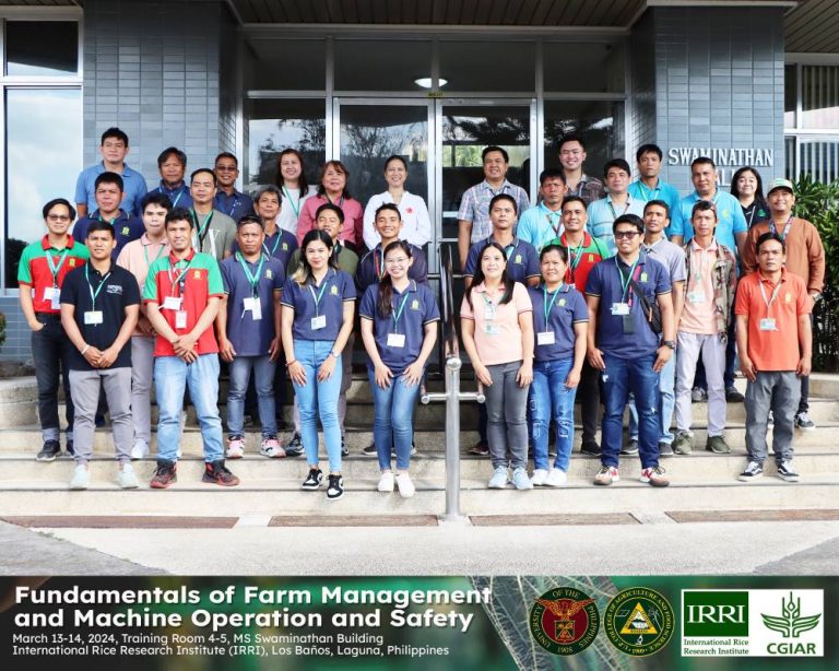 IRRI Education Conducts 2nd Batch Of Training For UPLB Farm Workers And ...